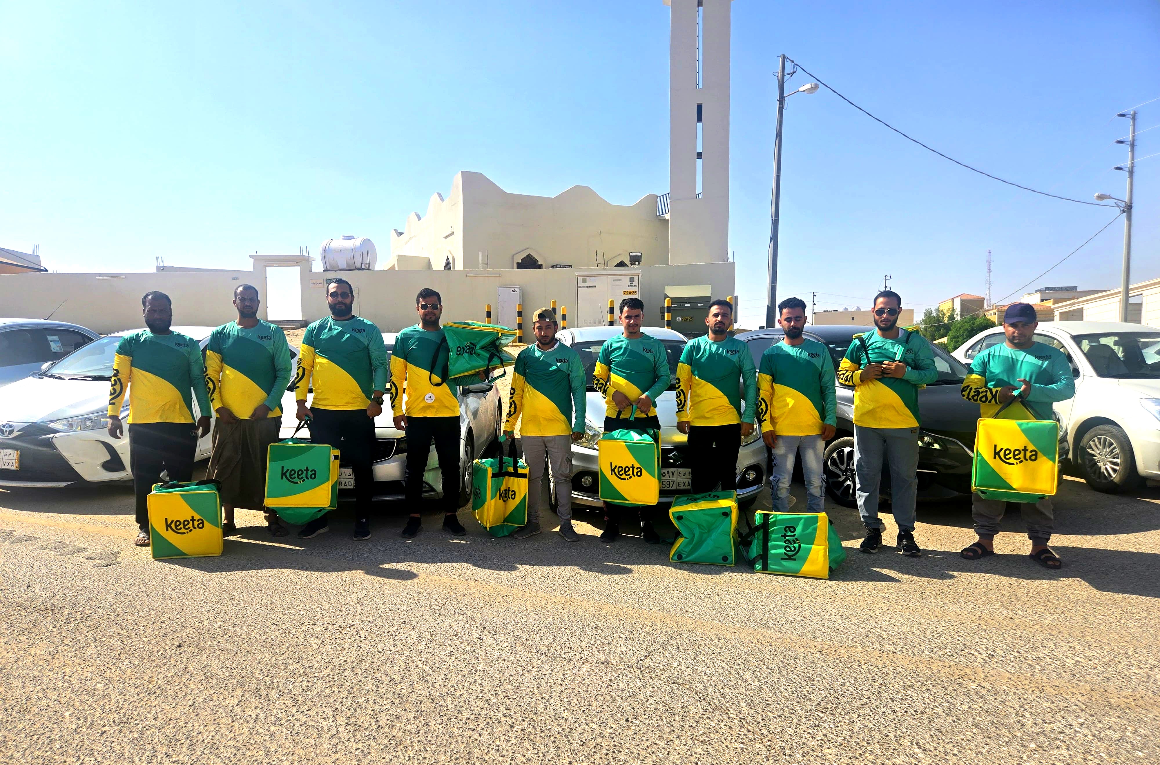 Quick Track Logistics — Keeta fleet team ready for operations in Saudi Arabia